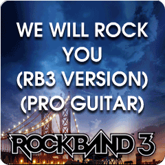 We Will Rock You Pro Guitar (Queen)